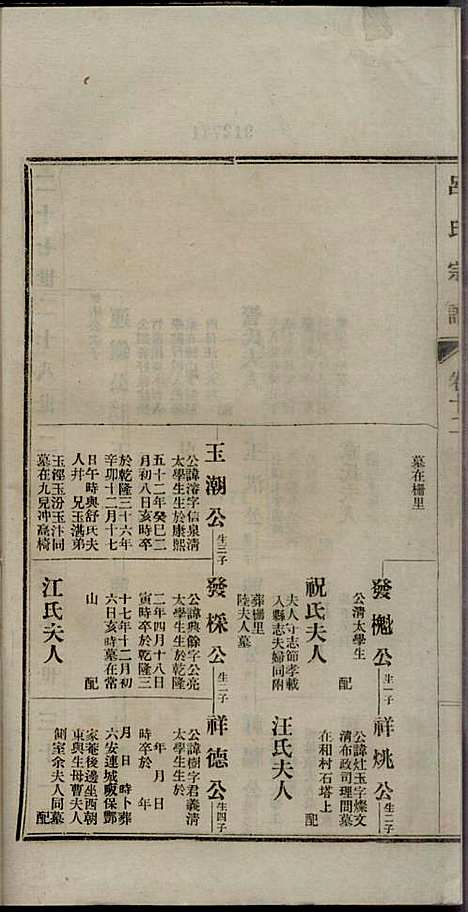 旌德吕氏续印宗谱_吕朝熙_14册_旌德吕氏_民国6年(1917_旌德吕氏续印家谱_十二