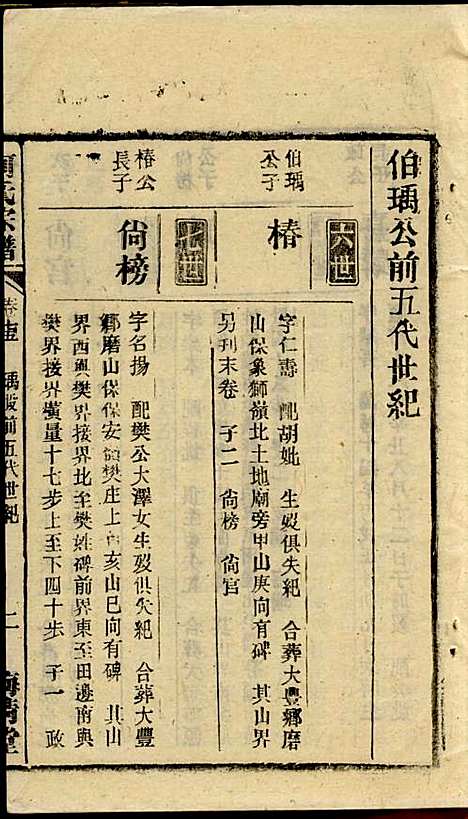 何氏宗谱_26册_梅清堂_民国35年(1946_何氏家谱_二三