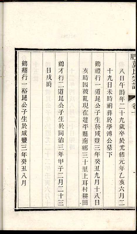 合肥龚氏宗谱_龚照昕_18册_福寿堂_清光绪16年(1890_合肥龚氏家谱_十四