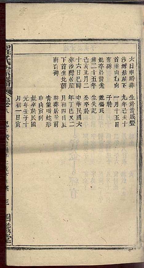 程氏宗谱_程畹香、程凤佐_21册_四箴堂_民国五年(1916_程氏家谱_十