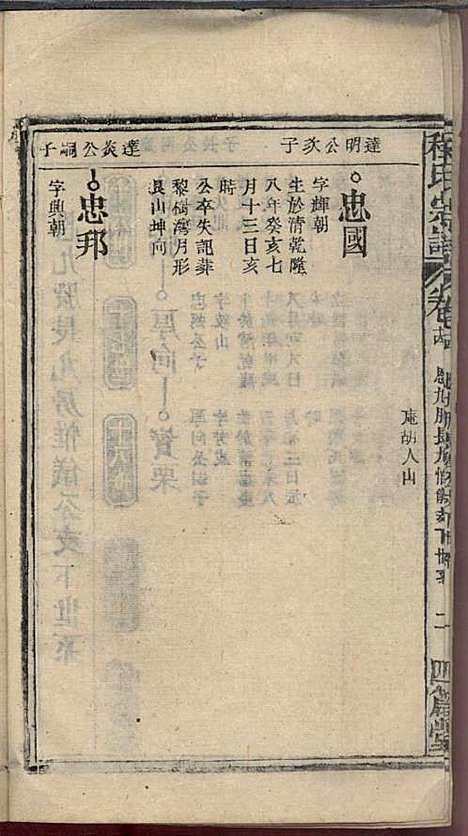 程氏宗谱_程畹香、程凤佐_21册_四箴堂_民国五年(1916_程氏家谱_十六