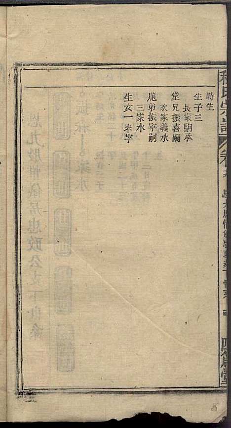 程氏宗谱_程畹香、程凤佐_21册_四箴堂_民国五年(1916_程氏家谱_二一