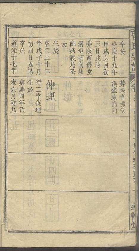 曹氏宗谱_曹时畏、曹时尚、曹时競_28册_率性堂_民国三十一年(1942_曹氏家谱_十七