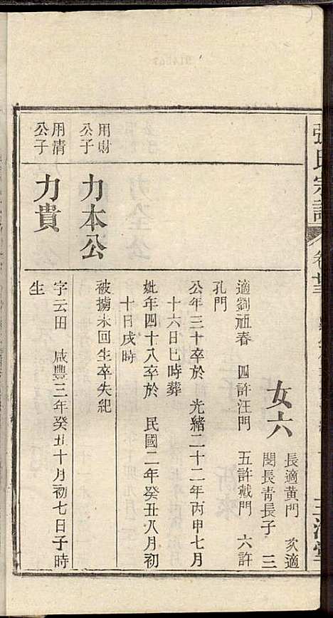 张氏宗谱_张涤源_32册_三治堂_民国12年(1923_张氏家谱_二四