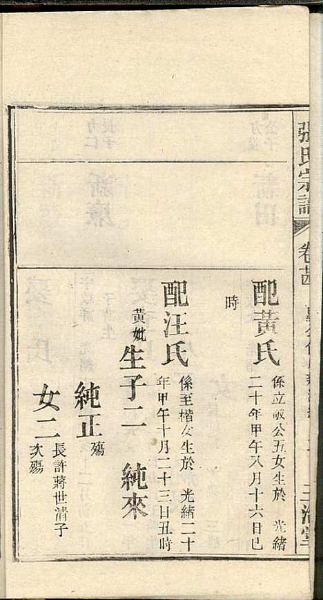 张氏宗谱_张涤源_32册_三治堂_民国12年(1923_张氏家谱_二五