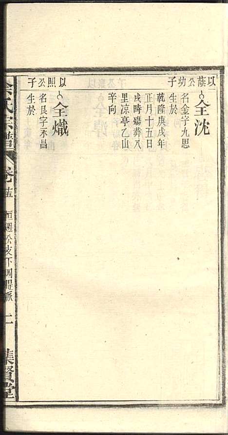 余氏宗谱_余殿抡_28册_集贤堂_民国15年(1926_余氏家谱_十五