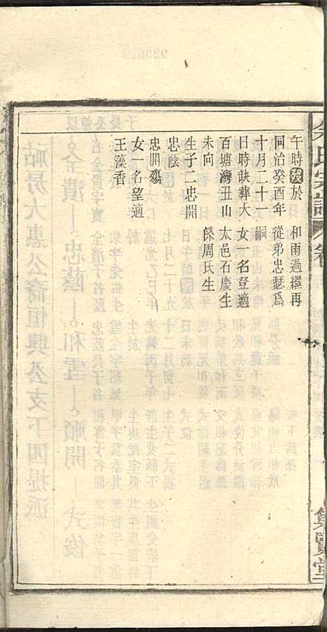 余氏宗谱_余殿抡_28册_集贤堂_民国15年(1926_余氏家谱_二十