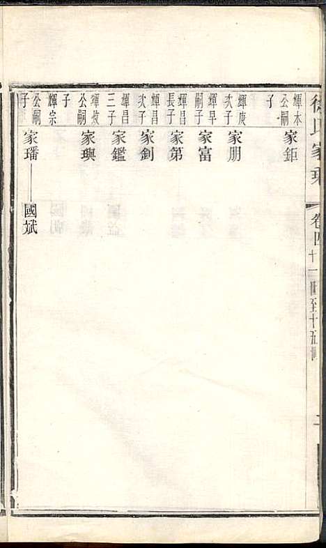 徐氏家乘_徐国安_4册_中山堂_民国9年(1920_徐氏家乘_四