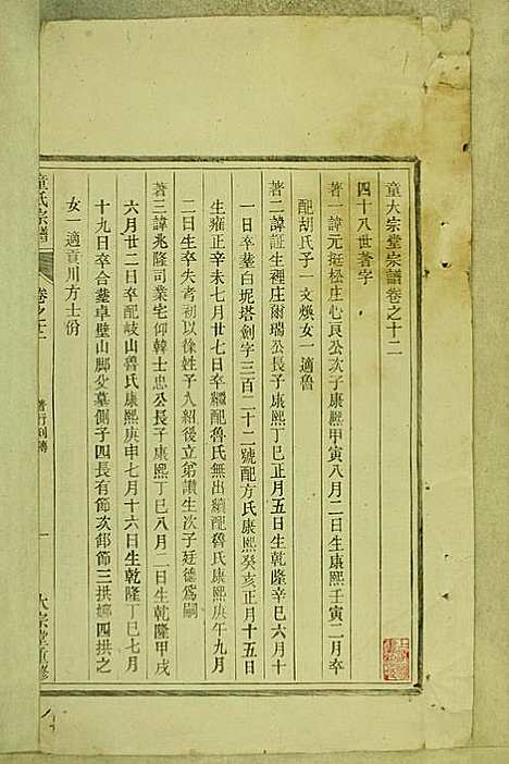 童氏宗谱_童镜川_13册_大宗堂_民国二十二年(1933_童氏家谱_九