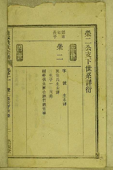 鹿城黄氏宗谱_黄福森_20册_崇报堂_民国2年(1913_鹿城黄氏家谱_十一