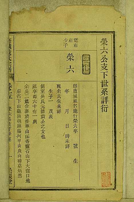 鹿城黄氏宗谱_黄福森_20册_崇报堂_民国2年(1913_鹿城黄氏家谱_十五