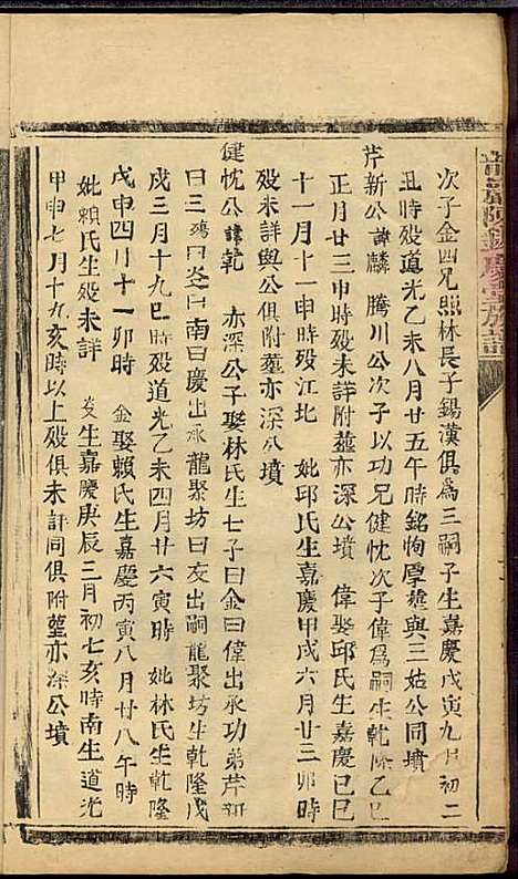 龙岩陈锡庆堂族谱_陈耀东_13册_龙岩陈氏_民国4年(1915_龙岩陈锡庆堂家谱_十一