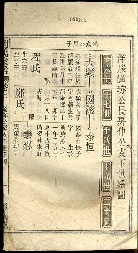 刘氏宗谱_刘凤书_9册_敦伦堂_民国16年(1927_刘氏家谱_三