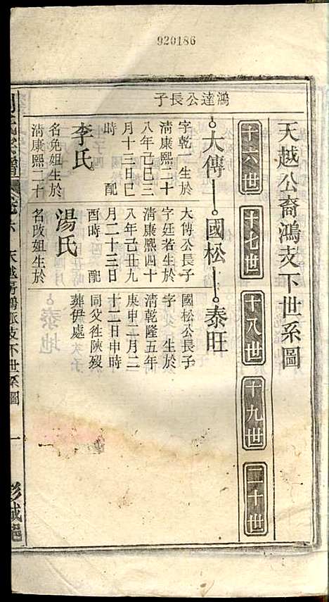 刘氏宗谱_刘凤书_9册_敦伦堂_民国16年(1927_刘氏家谱_七