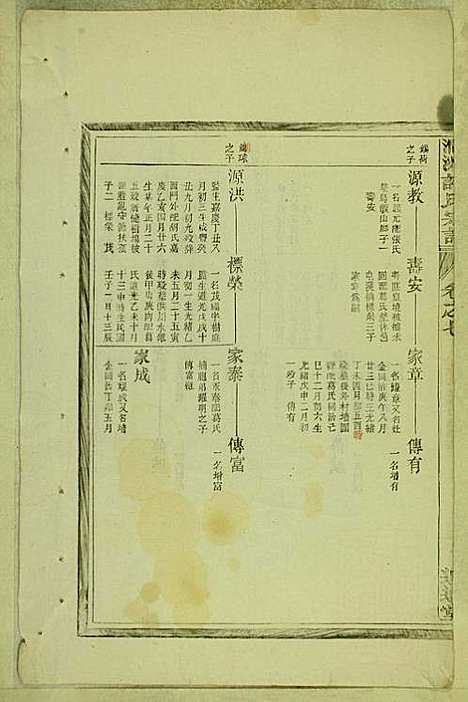 涧洲许氏宗谱_许桂馨、许威_10册_追远堂_民国三年(1914_涧洲许氏家谱_七