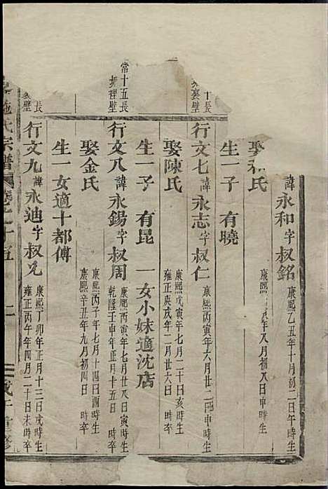 华峰施氏宗谱_8册_金华施氏_民国7年(1918_华峰施氏家谱_六