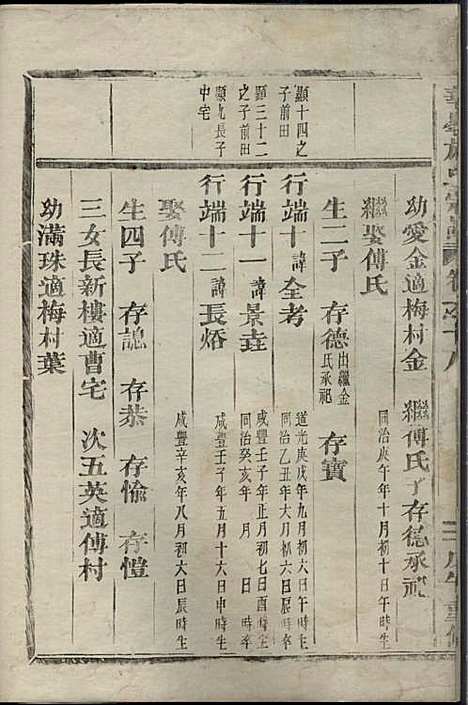 华峰施氏宗谱_8册_金华施氏_民国7年(1918_华峰施氏家谱_八