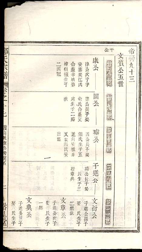 郑氏宗谱_郑松山_22册_霞峰裕昆堂_民国20年(1931_郑氏家谱_十九