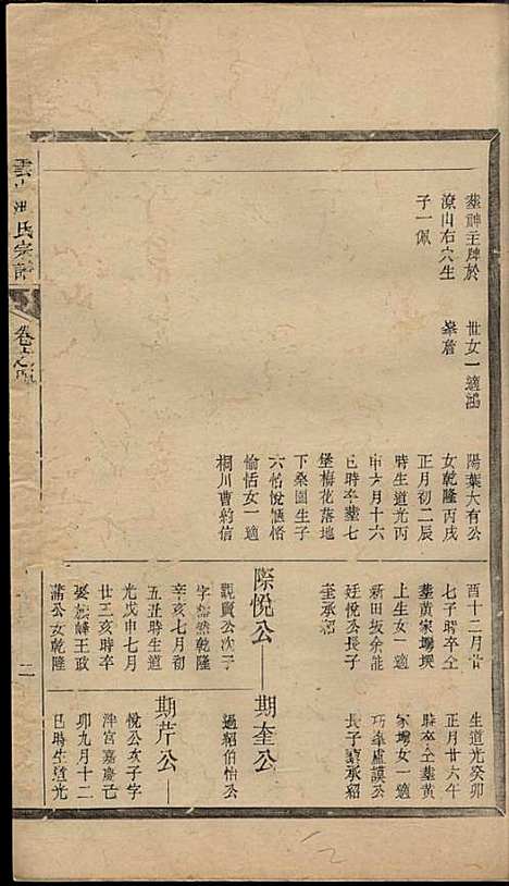 云山洪氏宗谱_洪锡韩_10册_遂安洪氏_民国11年(1922_云山洪氏家谱_六