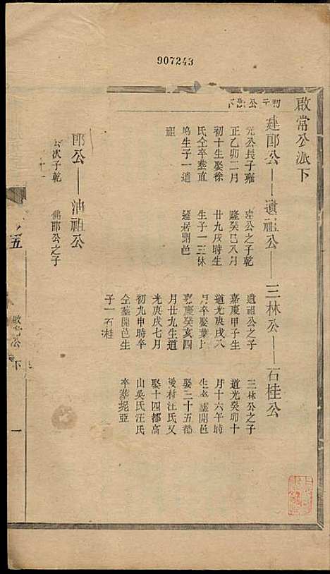 云山洪氏宗谱_洪锡韩_10册_遂安洪氏_民国11年(1922_云山洪氏家谱_七