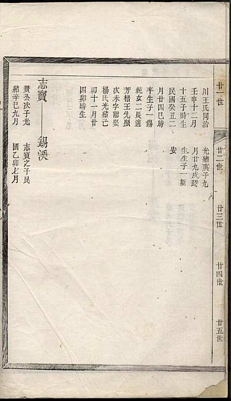 云山洪氏宗谱_洪锡韩_10册_遂安洪氏_民国11年(1922_云山洪氏家谱_九