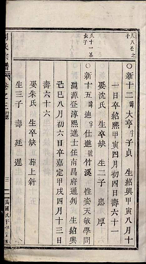 五云周氏宗谱_周日希_6册_民国37年(1948_五云周氏家谱_三