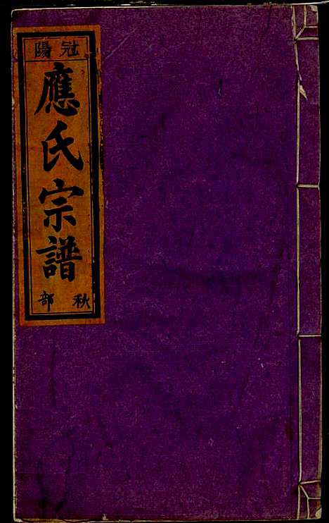 五云龙溪冠阳应氏重修宗谱_应昇_20册_1949年_五云龙溪冠阳应氏重修家谱_十