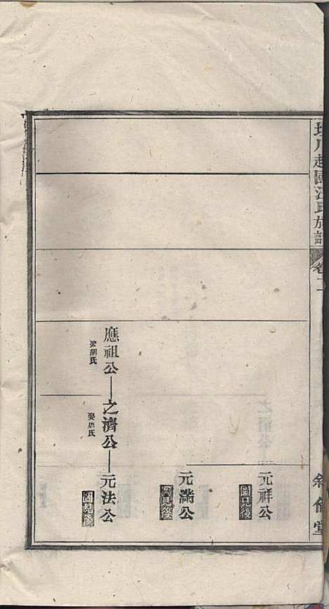 坦川越国汪氏族谱_汪大铭_6册_叙伦堂_民国14年(1925_坦川越国汪氏家谱_四