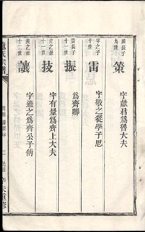 施氏宗谱_施南初_32册_湖州施氏_民国23年(1934_施氏家谱_七