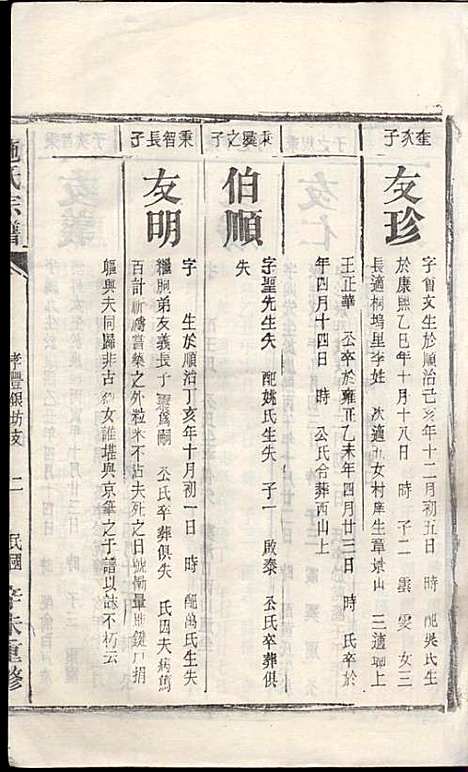 施氏宗谱_施南初_32册_湖州施氏_民国23年(1934_施氏家谱_二一