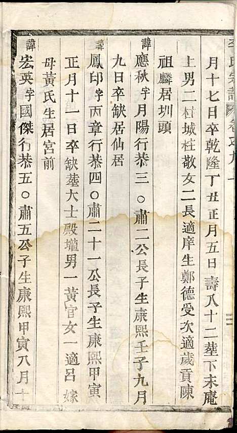 李氏宗谱_李芹_38册_民国二十一年（1932_李氏家谱_十五