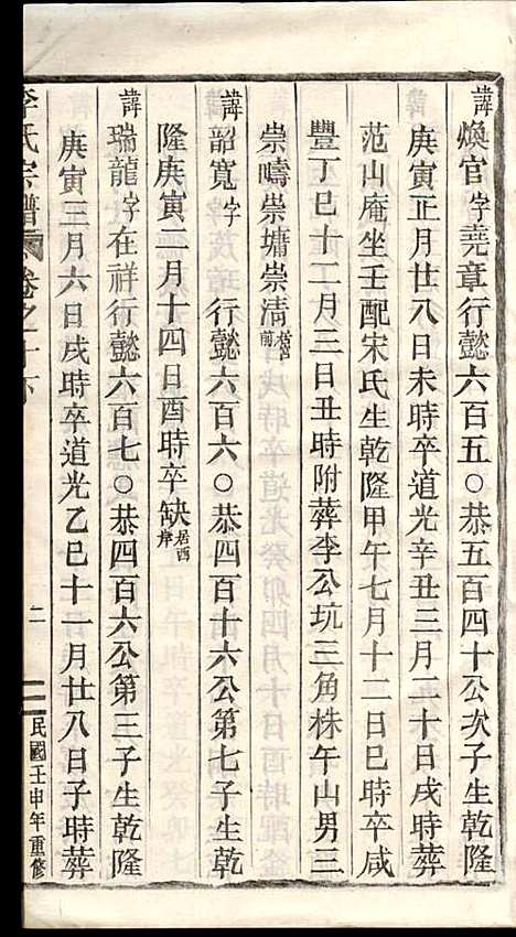 李氏宗谱_李芹_38册_民国二十一年（1932_李氏家谱_十八