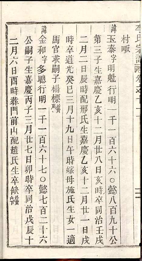 李氏宗谱_李芹_38册_民国二十一年（1932_李氏家谱_二一