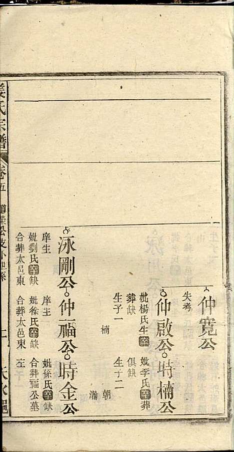 姜氏宗谱_姜荫森_17册_太湖姜氏_民国3年(1914_姜氏家谱_七