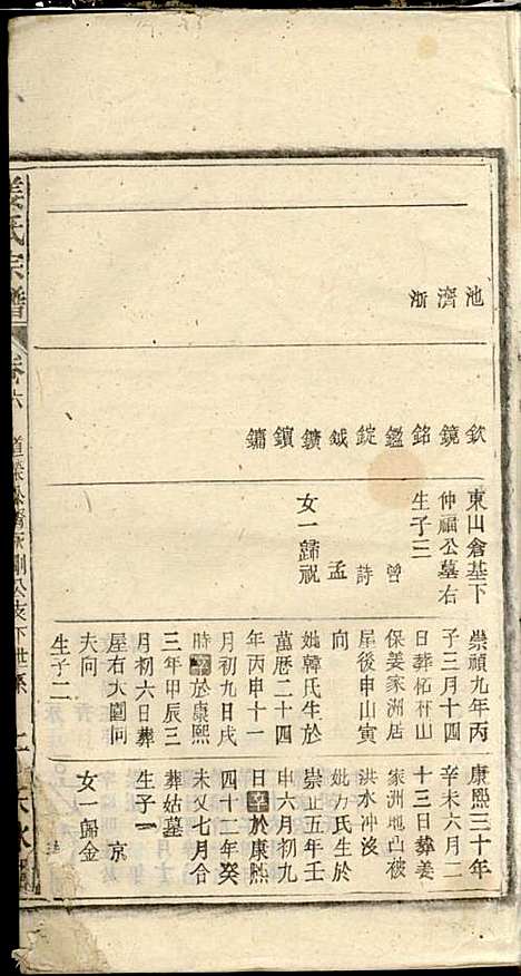 姜氏宗谱_姜荫森_17册_太湖姜氏_民国3年(1914_姜氏家谱_八