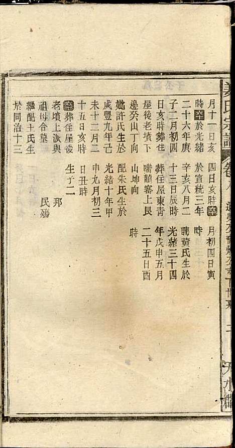 姜氏宗谱_姜荫森_17册_太湖姜氏_民国3年(1914_姜氏家谱_十