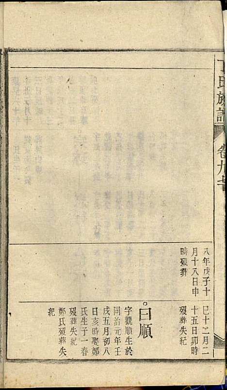 丁氏族谱_丁席珍_22册_怀宁丁氏_民国10年(1921_丁氏家谱_十七