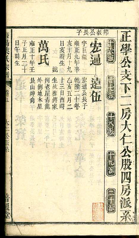 潜阳叶氏宗谱_叶锦如_29册_益圭堂_民国13年(1924_潜阳叶氏家谱_五