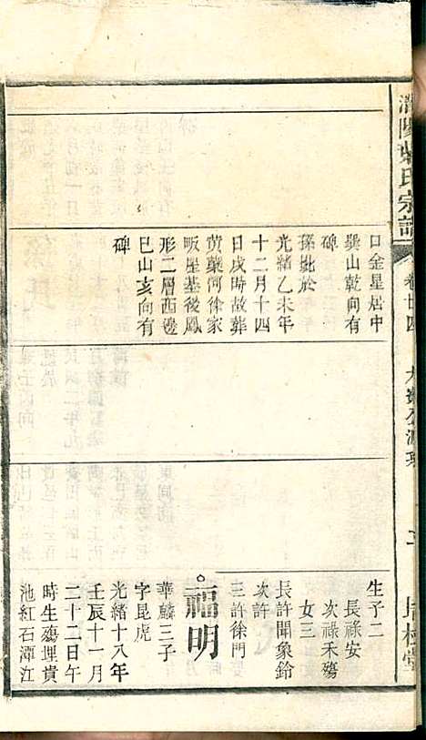 潜阳叶氏宗谱_叶锦如_29册_益圭堂_民国13年(1924_潜阳叶氏家谱_二四