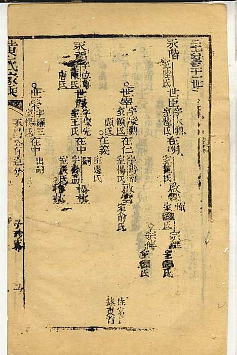 黄氏家乘_黄岳生_52册_亦政堂_民国3年(1914_黄氏家乘_二四