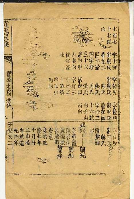 黄氏家乘_黄岳生_52册_亦政堂_民国3年(1914_黄氏家乘_二六