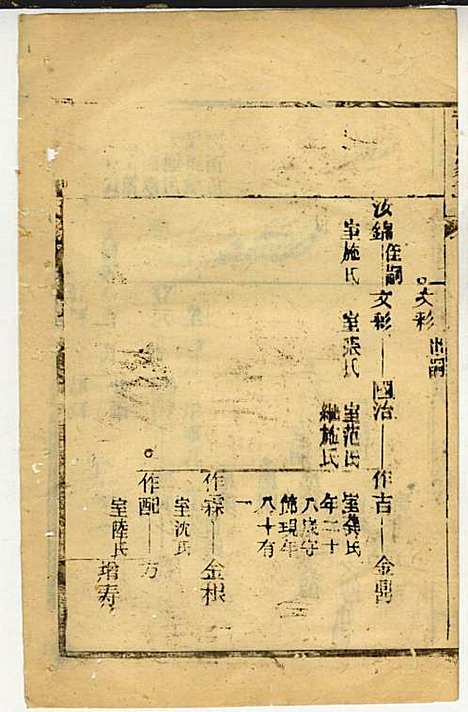 黄氏家乘_黄岳生_52册_亦政堂_民国3年(1914_黄氏家乘_四三