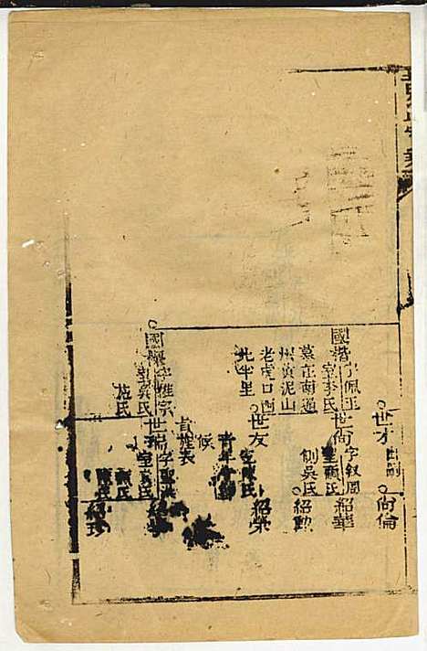 黄氏家乘_黄岳生_52册_亦政堂_民国3年(1914_黄氏家乘_四九