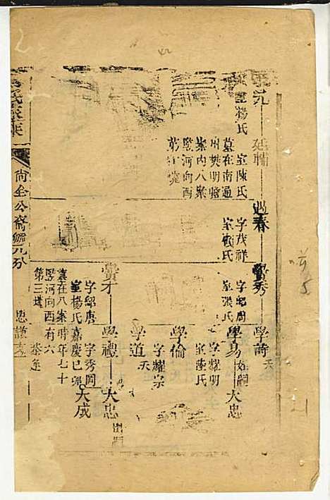 黄氏家乘_黄岳生_52册_亦政堂_民国3年(1914_黄氏家乘_五十