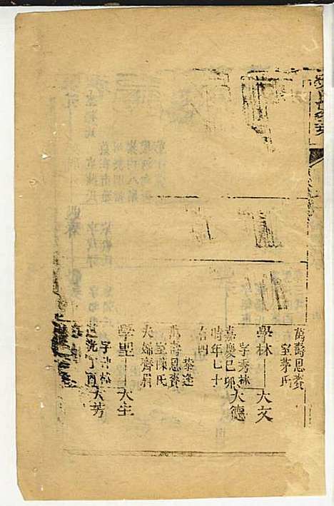 黄氏家乘_黄岳生_52册_亦政堂_民国3年(1914_黄氏家乘_五十