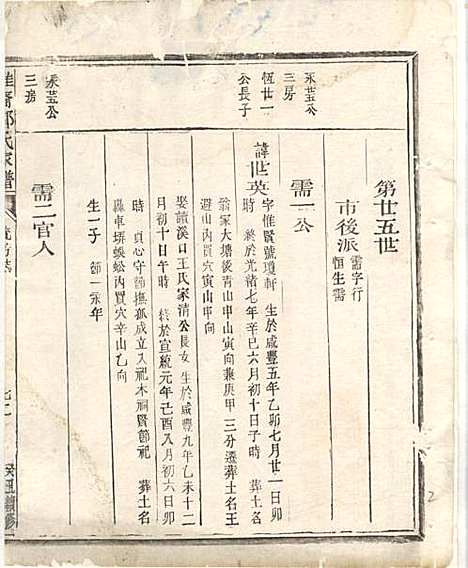 淮裔郑氏家谱_13册_江山郑氏_民国2年(1913_淮裔郑氏家谱_六