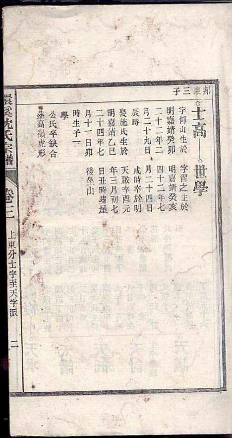 环溪沈氏宗谱_沈葆祺_18册_民国十五年(1926_环溪沈氏家谱_四