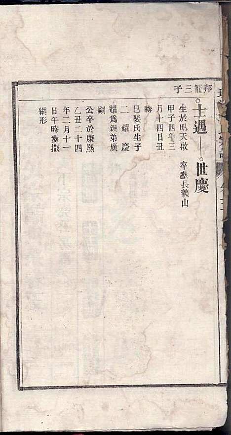 环溪沈氏宗谱_沈葆祺_18册_民国十五年(1926_环溪沈氏家谱_六