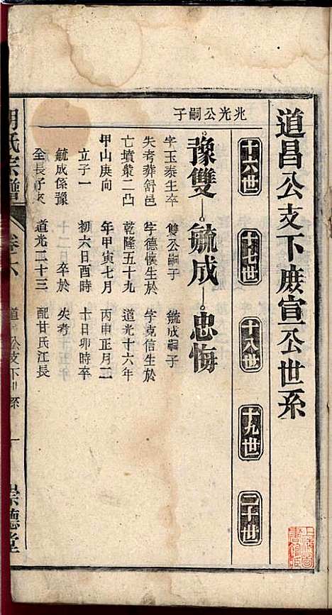 胡氏宗谱_胡祥贵_14册_崇德堂_民国15年(1926_胡氏家谱_六