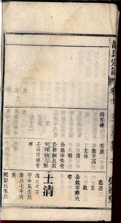 胡氏宗谱_胡祥贵_14册_崇德堂_民国15年(1926_胡氏家谱_七